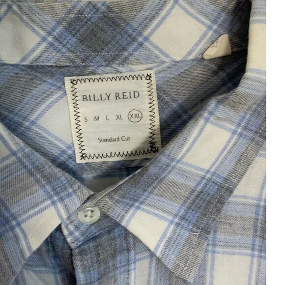 Billy Reid Wool/Cotton Blend Button‎ Down xl - Picture 2 of 6